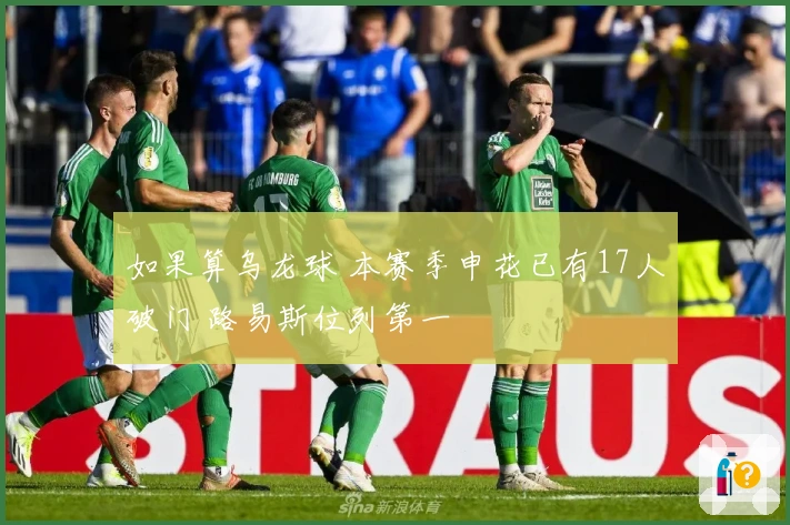 如果算乌龙球 本赛季申花已有17人破门 路易斯位列第一